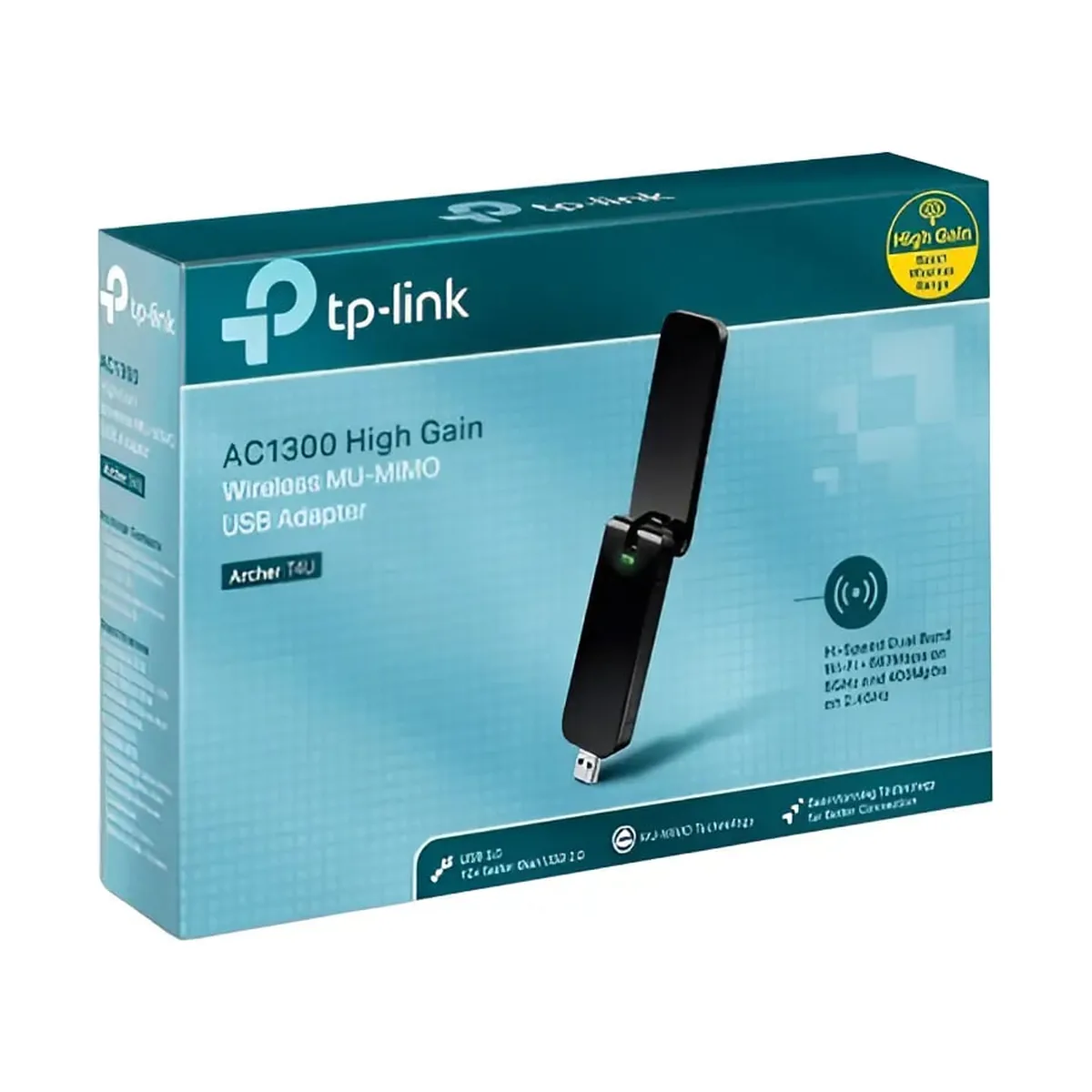 Adaptador USB Wi-Fi TP-Link Archer T4U AC1300