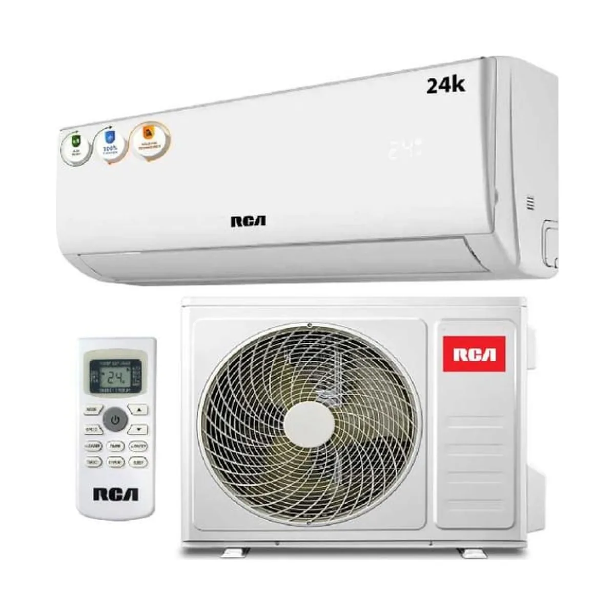 Aire acondicionado split RCA de 24.000 BTU