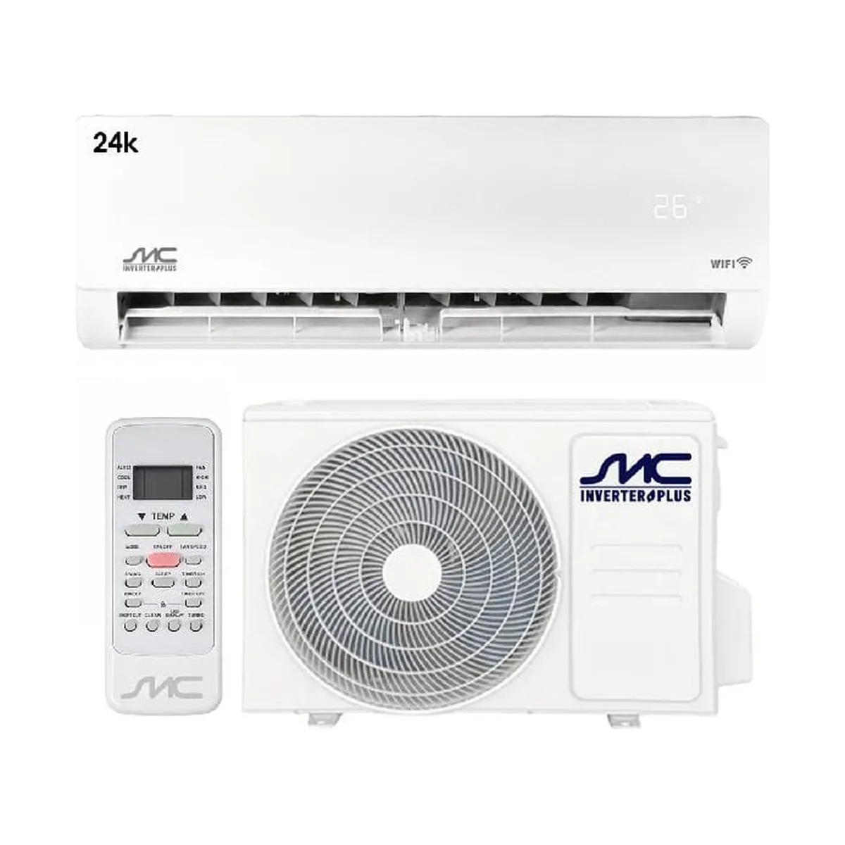 Aire acondicionado split SMC Inverter de 24.000 BTU