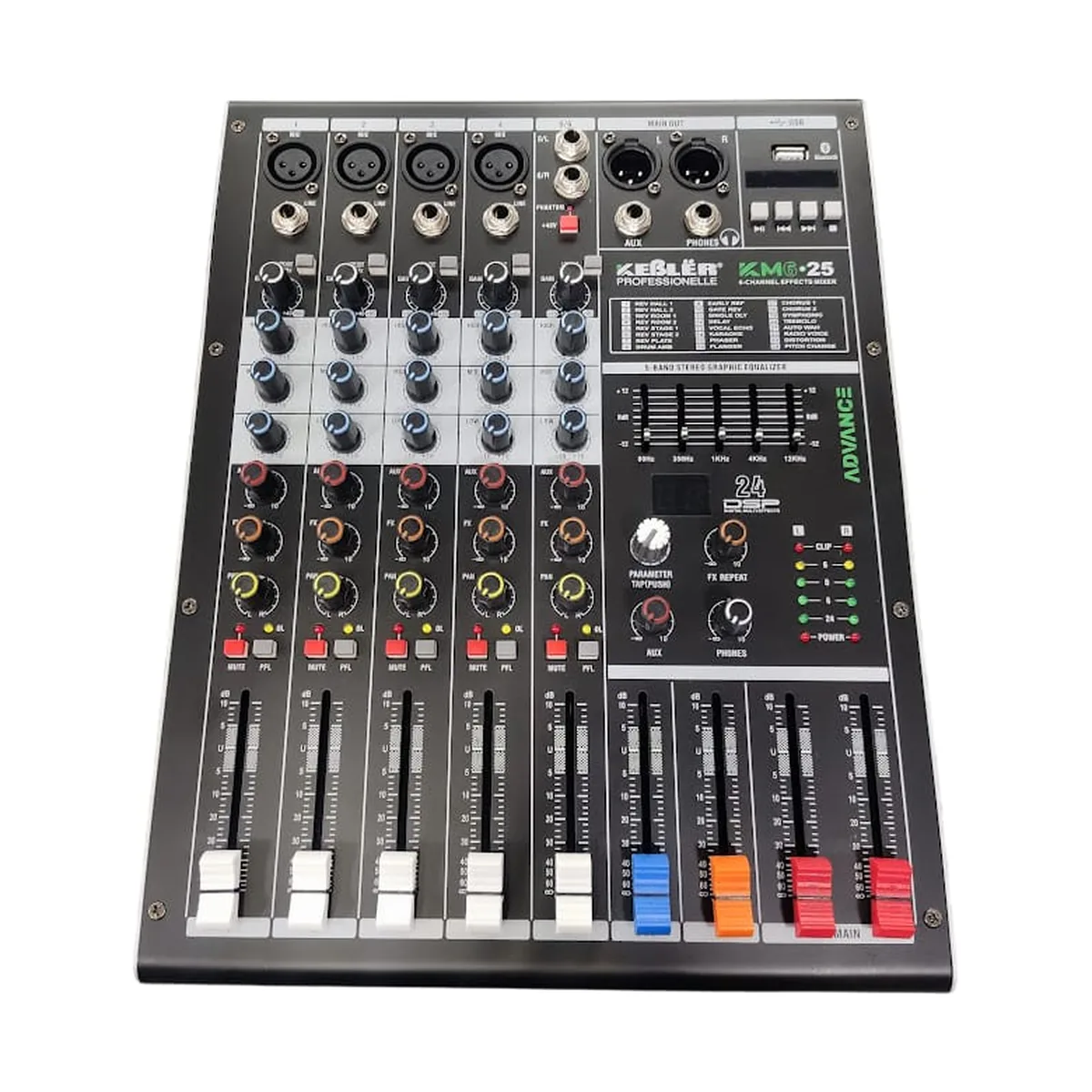Consola de audio Kebler KM6.25 de 6 canales