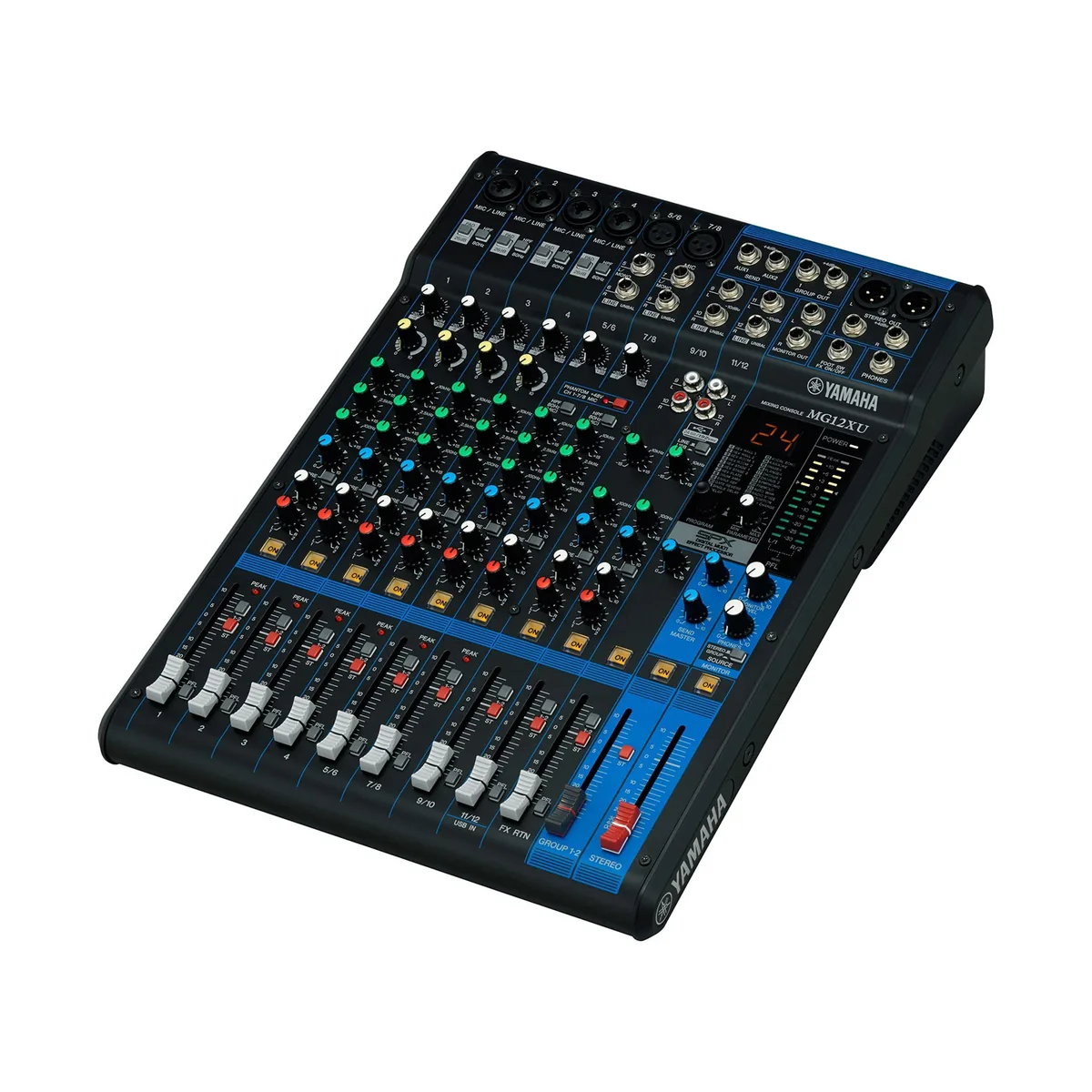 Consola mezcladora Yamaha MG12XU de 12 canales
