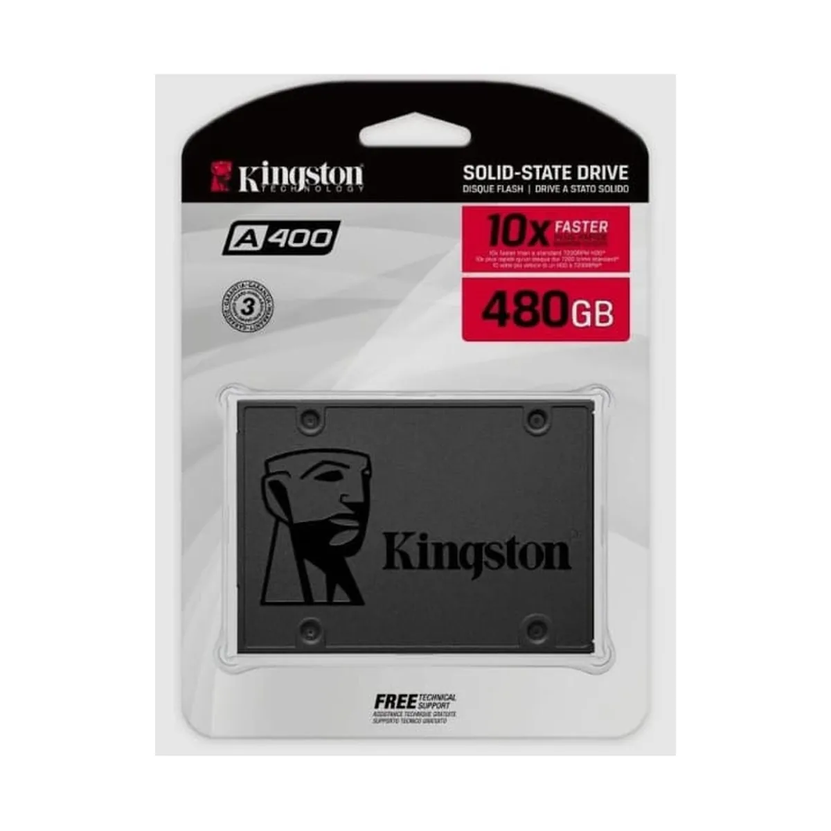 Disco sólido SSD Kingston A400 de 480 GB