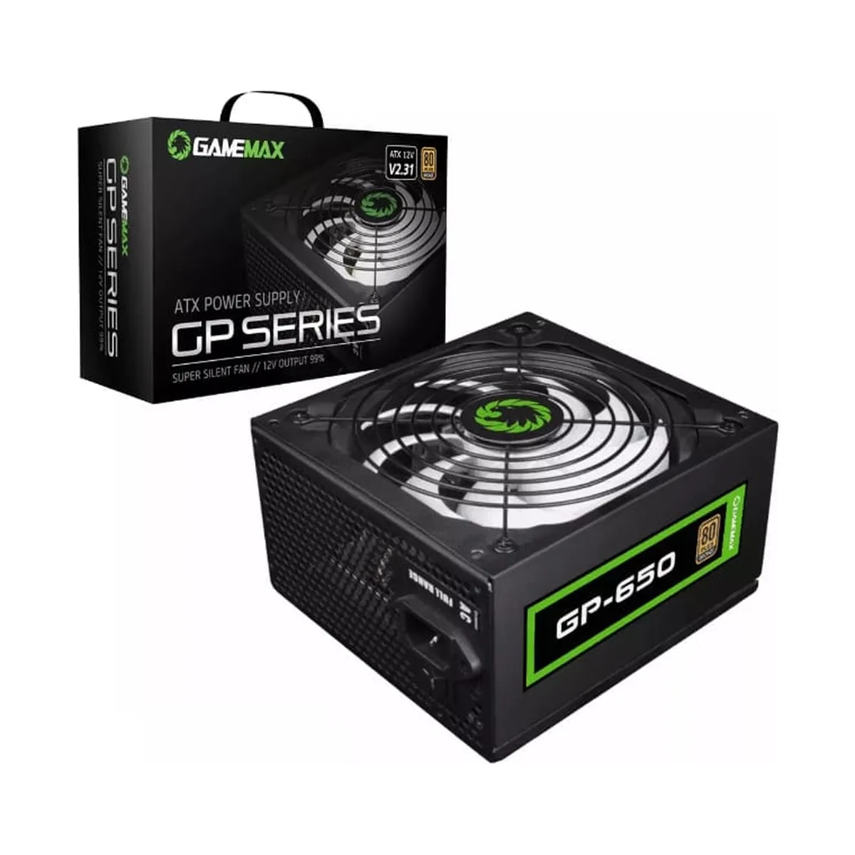 Fuente de poder Gamemax GP-650 de 650 W