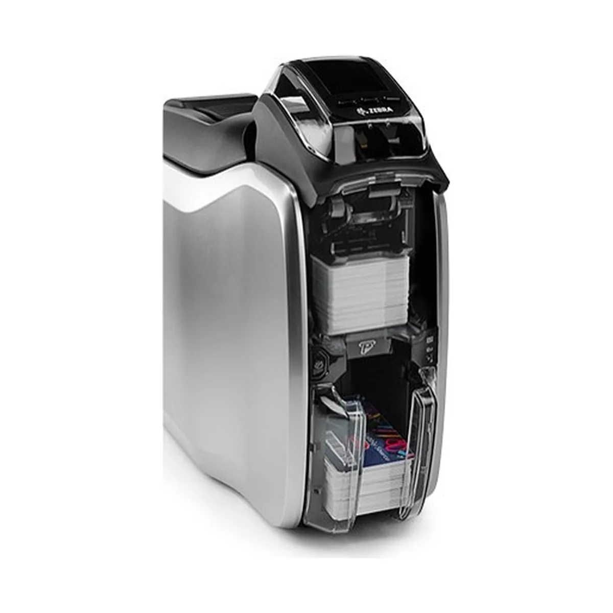 Impresora de credenciales Zebra ZC300, vista 2