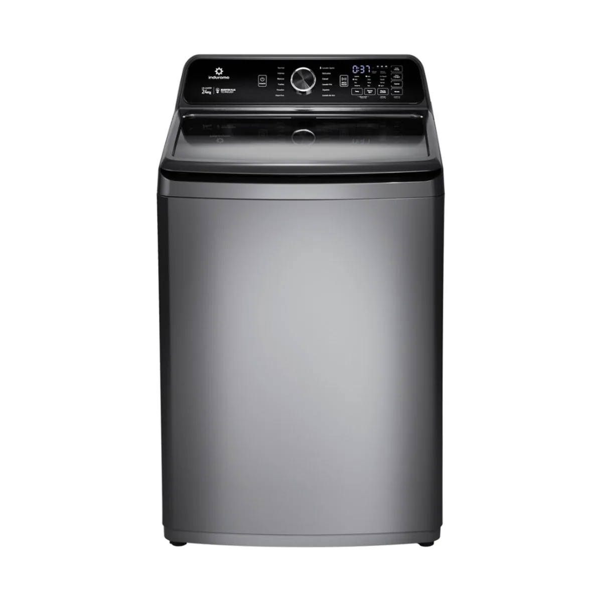 Lavadora automática Indurama de 24 kg con motor inverter