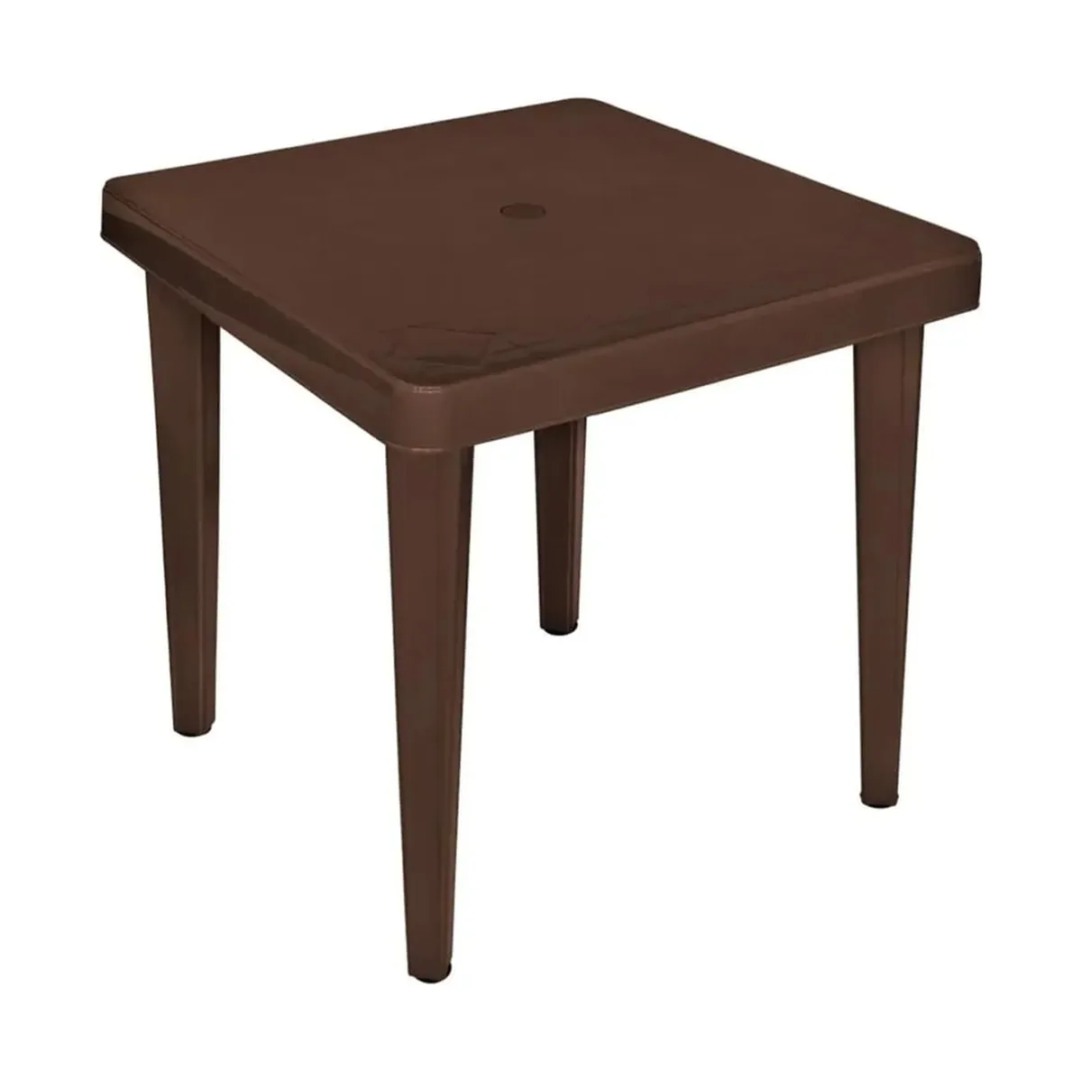 Mesa plástica cuadrada Pica de 75 × 75 cm