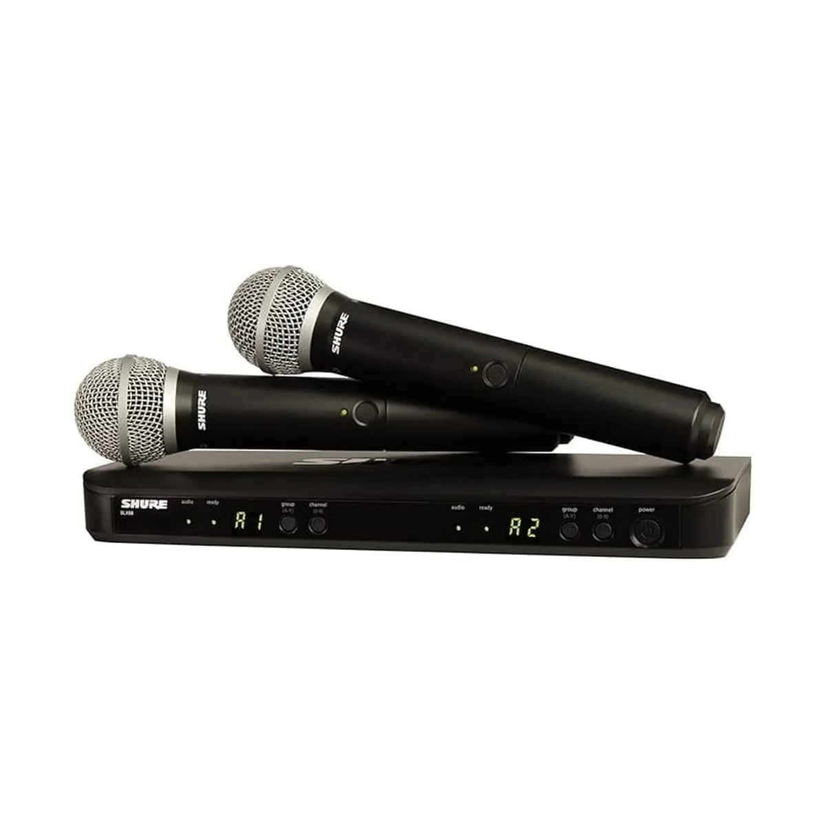 Sistema de micrófonos inalámbricos Shure BLX288/PG58