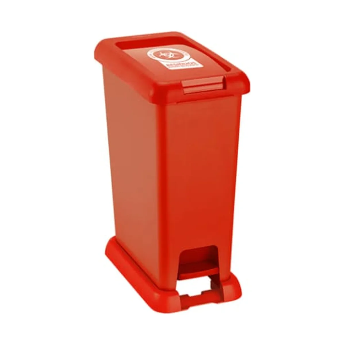 Tacho de basura con pedal Rimax de 20 L rojo