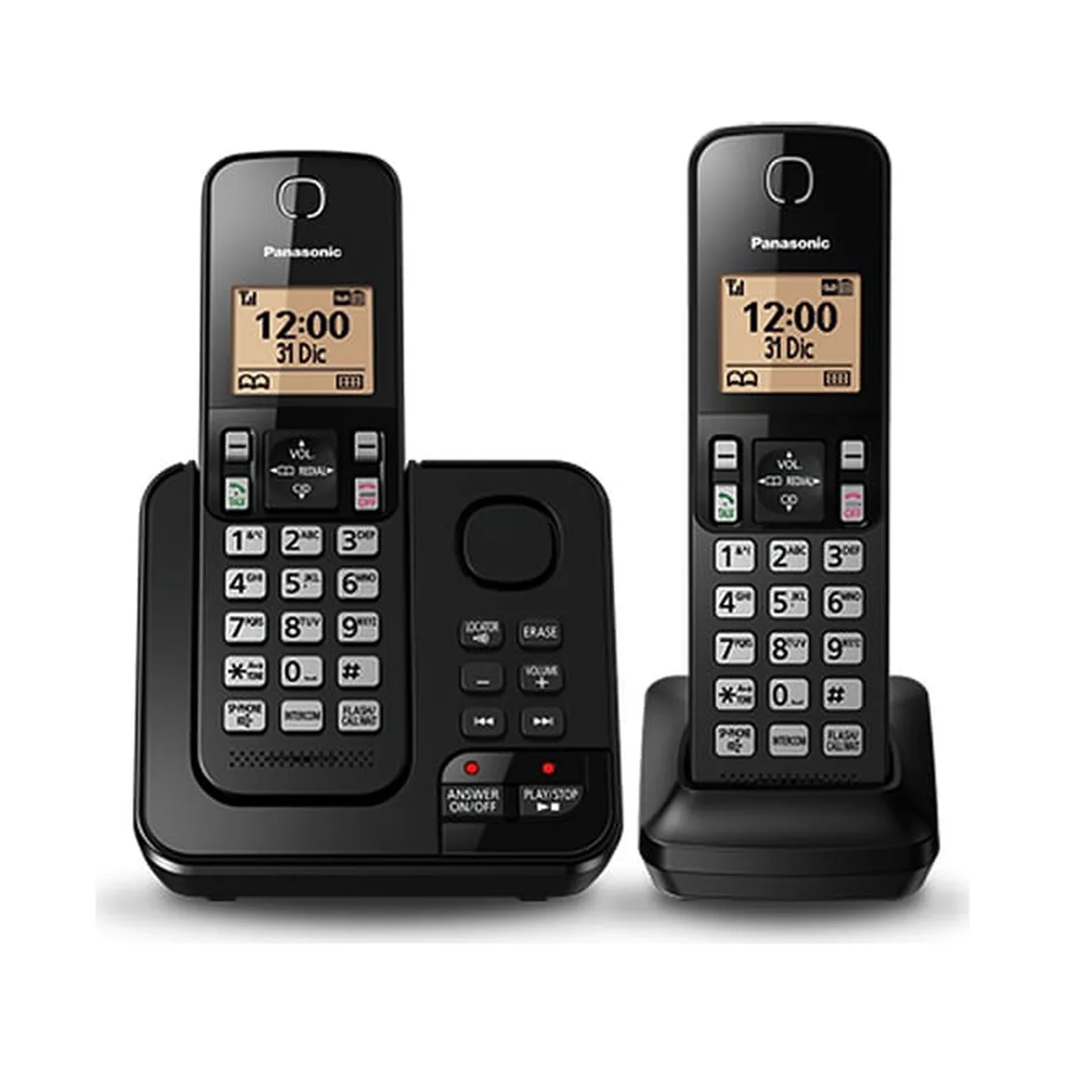 Teléfono inalámbrico Panasonic KX-TGC362LAB (2 auriculares)